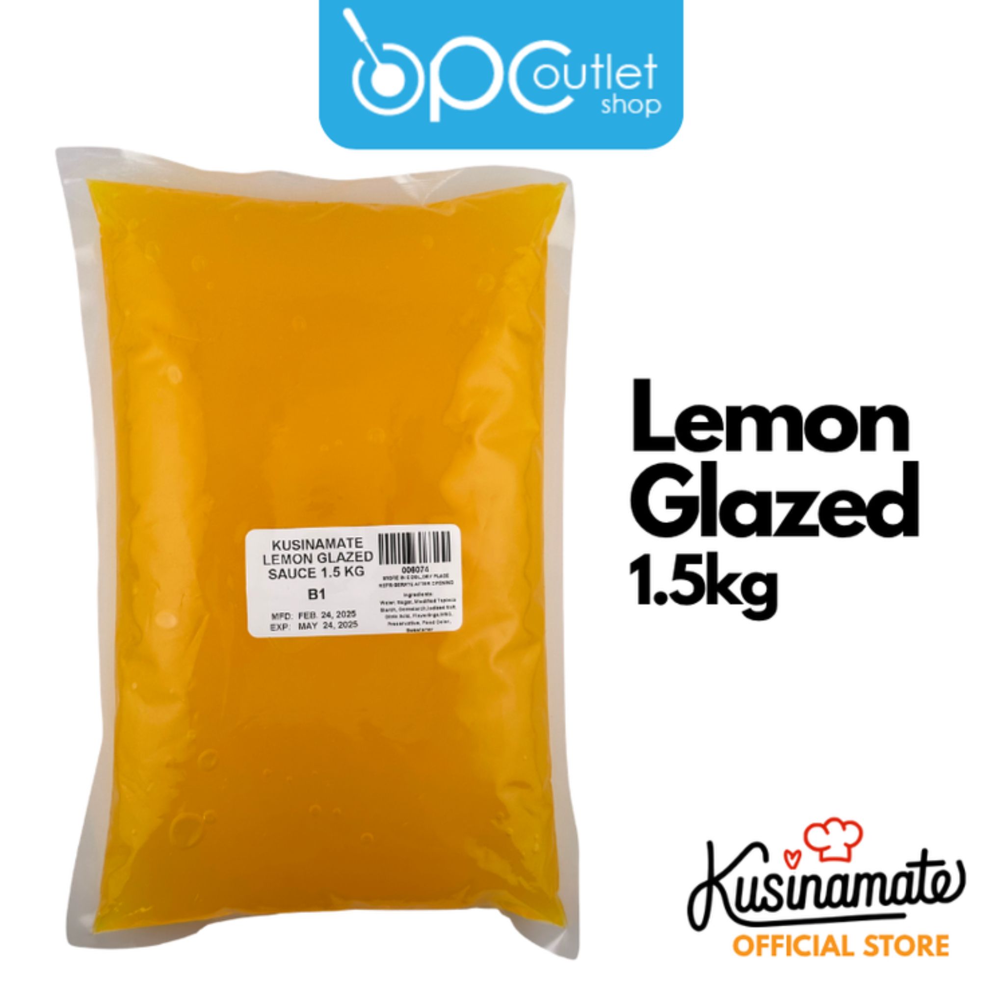 Kusinamate Lemon Glaze Sauce 1.5 L